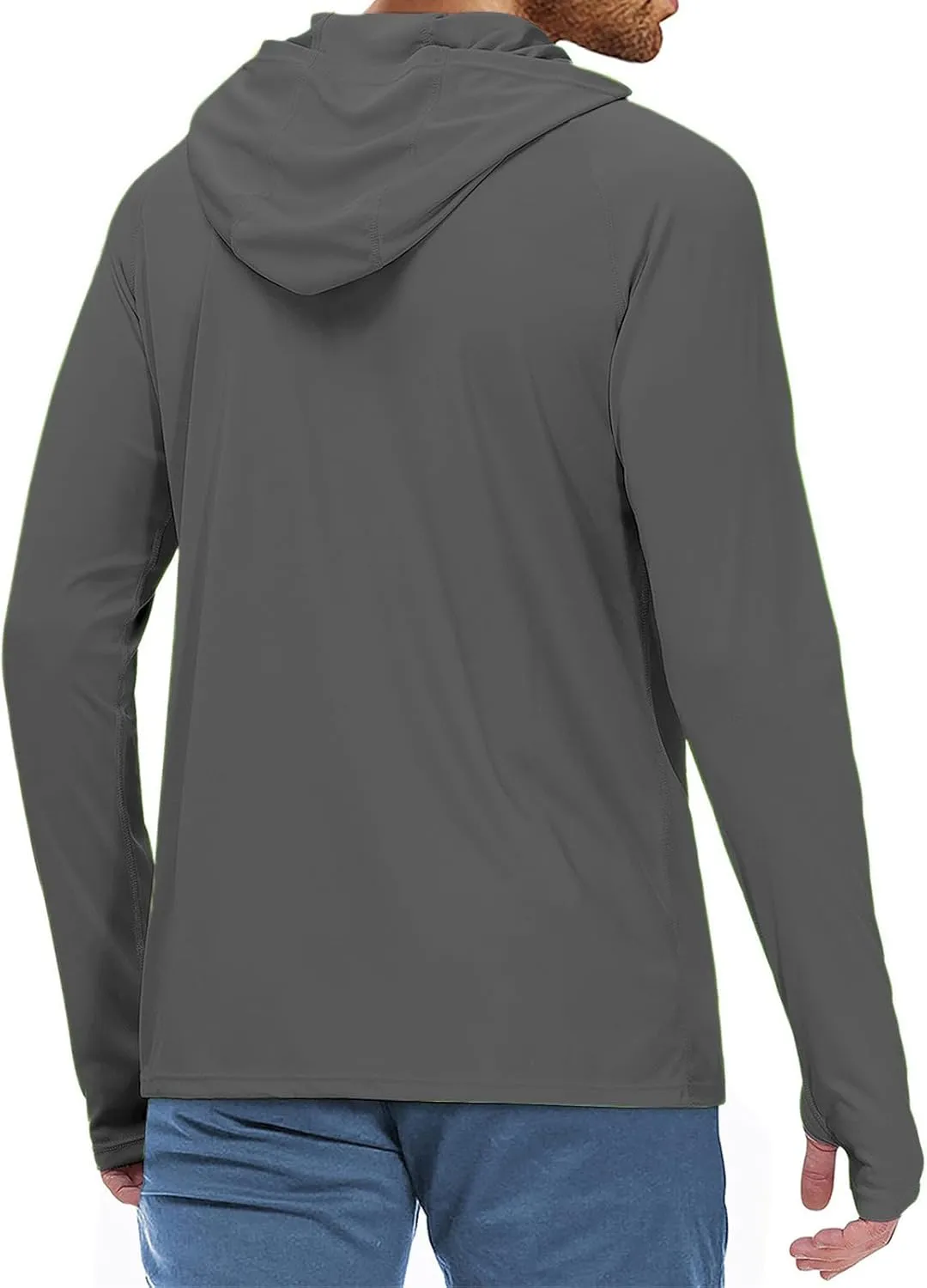 Men's Sun Protection Shirts UV UPF 50  Long Sleeve Summer Silm Fit Hoodies Outdoor Outfits Fishing Swimming Running
