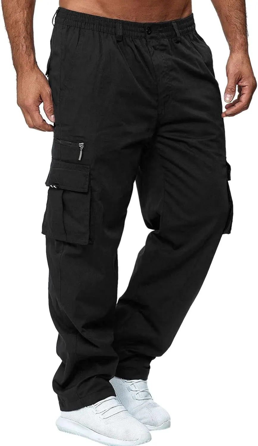 Mens Sweatpants with Pockets Big and Tall for Men Pants Mens Trendy Comfortable Drawstring Sweatpants for Sport Workout