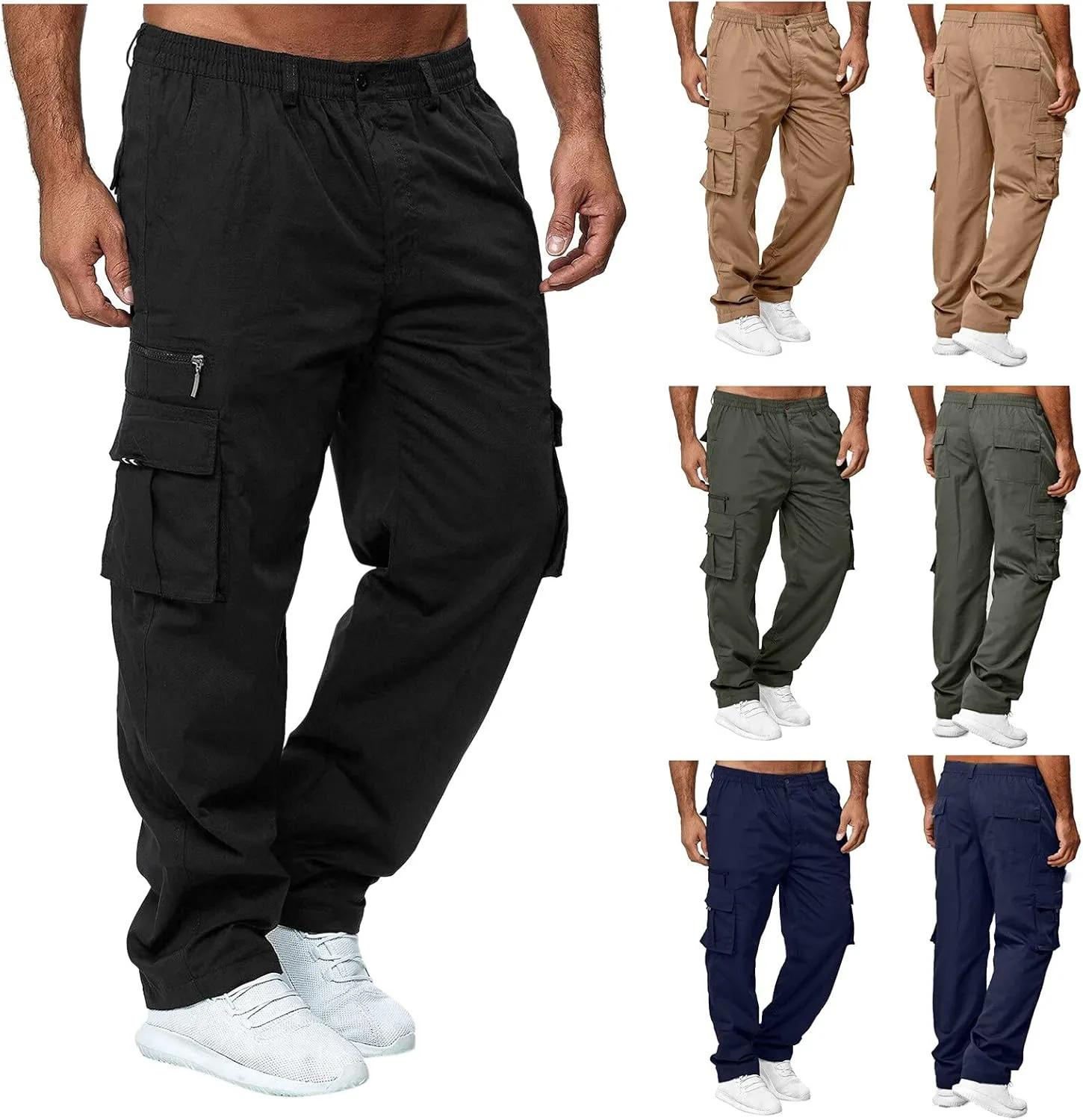 Mens Sweatpants with Pockets Big and Tall for Men Pants Mens Trendy Comfortable Drawstring Sweatpants for Sport Workout