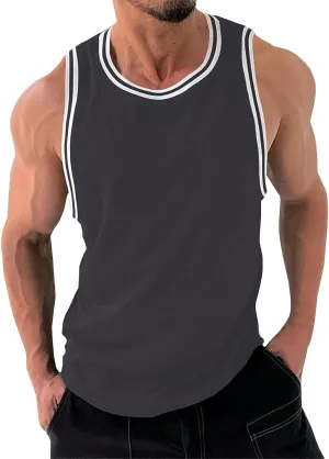 Men's Tank Tops Quick Dry Breathable Summer Sleeveless Gym Muscle Cutt Shirts Bodybuilding Workout Gym Tee Shirt