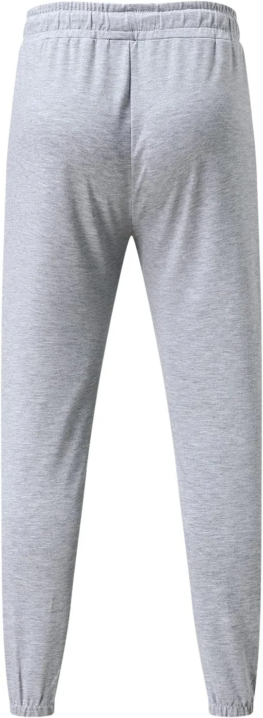Mens Workout Cargo Sweatpants Printed Overalls Casual Pocket Sport Work Casual Trouser Pants Mens Casual Work Pants