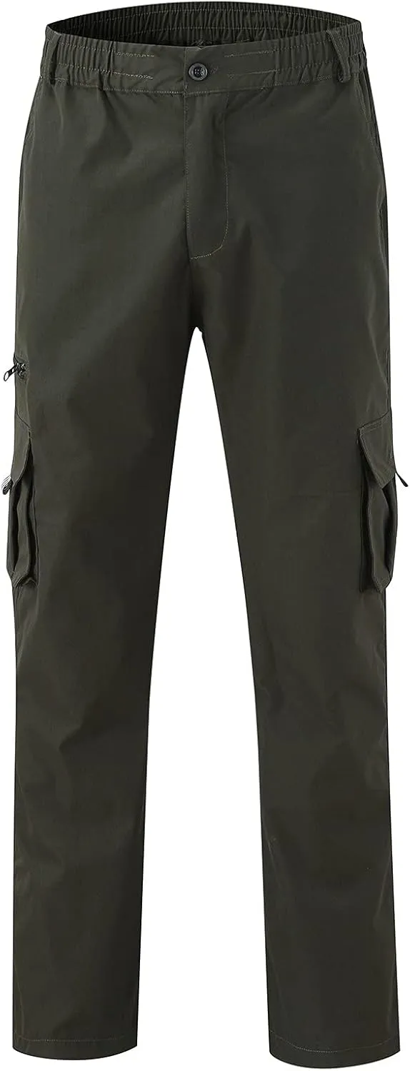 Mens Workout Cargo Sweatpants Sweatpants Open Bottom Straight Leg Casual Loose Fit Baggy Athletic Jogger Pants with