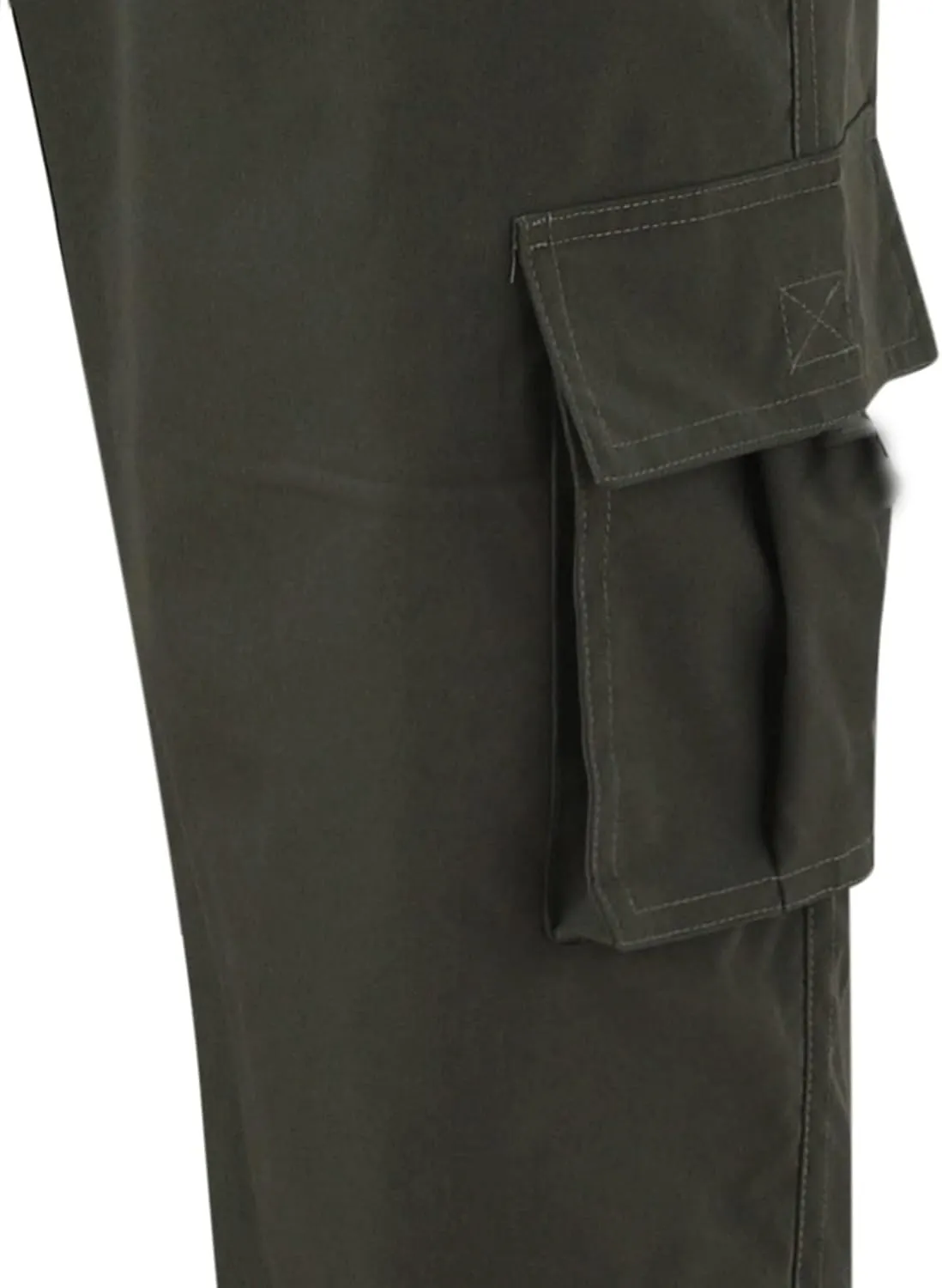 Mens Workout Cargo Sweatpants Sweatpants Open Bottom Straight Leg Casual Loose Fit Baggy Athletic Jogger Pants with