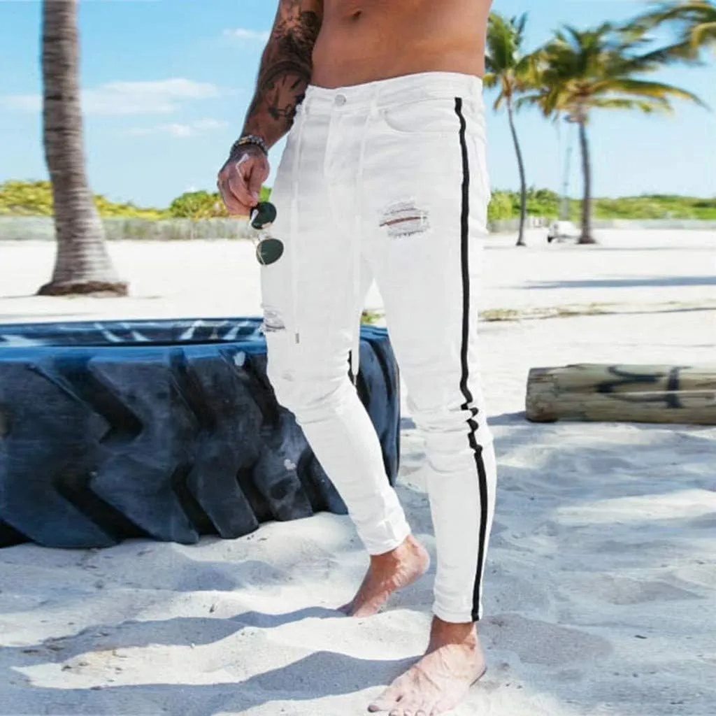 Men's Y2K Jeans Vintage Hip Hop Style Denim Pants Fashion Big Relaxed Fit Straight Leg Jeans Baggy Wide Leg Pants