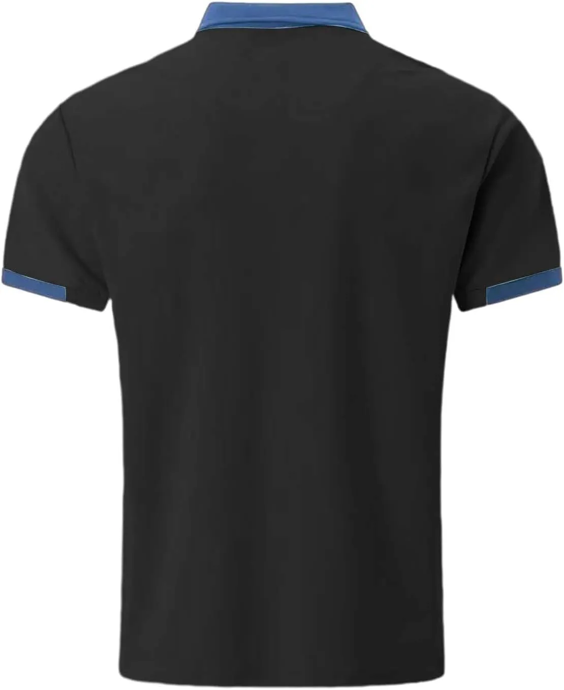 Pique Polo Shirts for Men Classic Button Basic Short Sleeve Performance Casual Golf Shirt Quick Dry Sport Gym T-Shirts