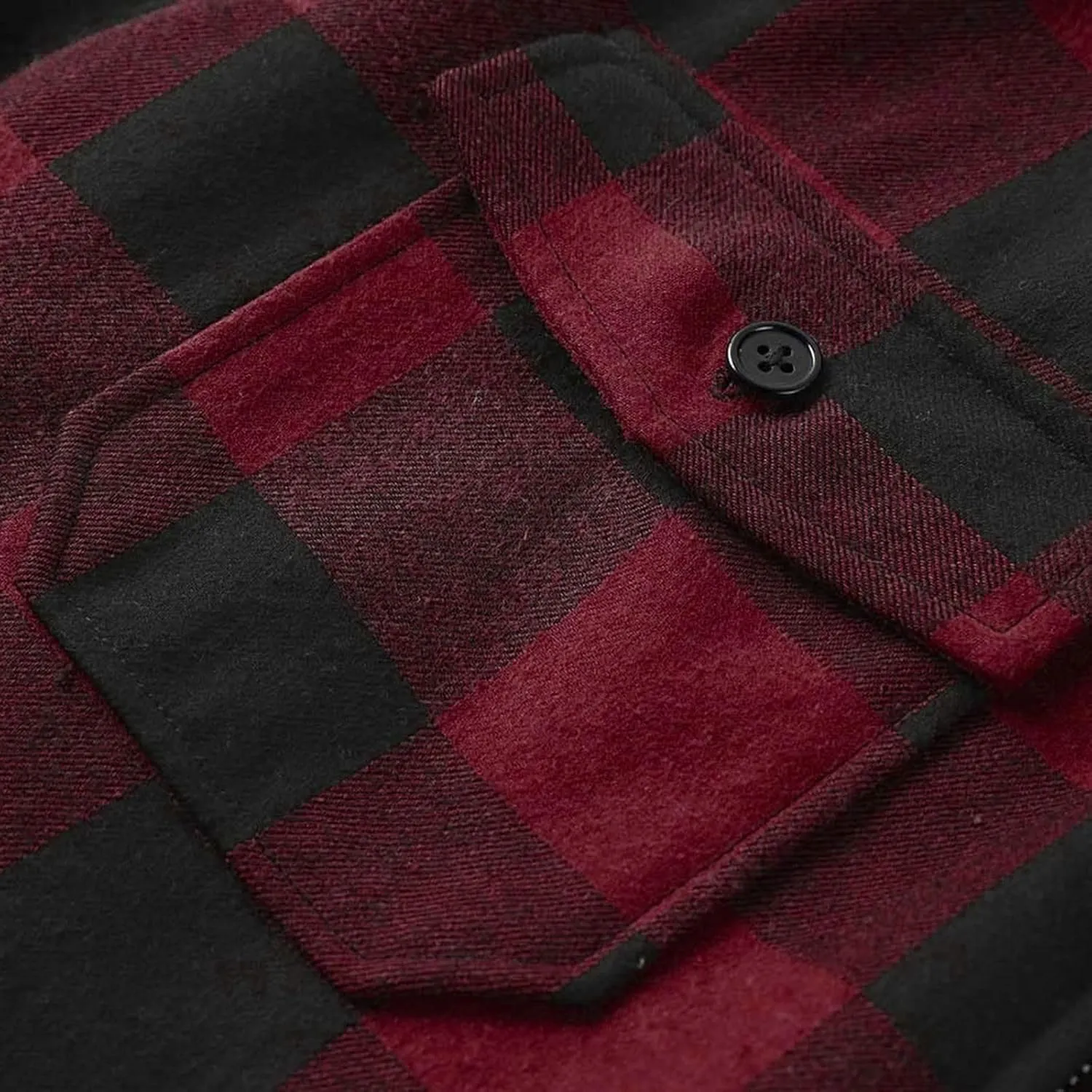 Plaid Hoodies Jackets for Men Relaxed Fit Zip Up Long Sleeve Fleece Lined Casual Plaid Jacket Color Block Patchwork