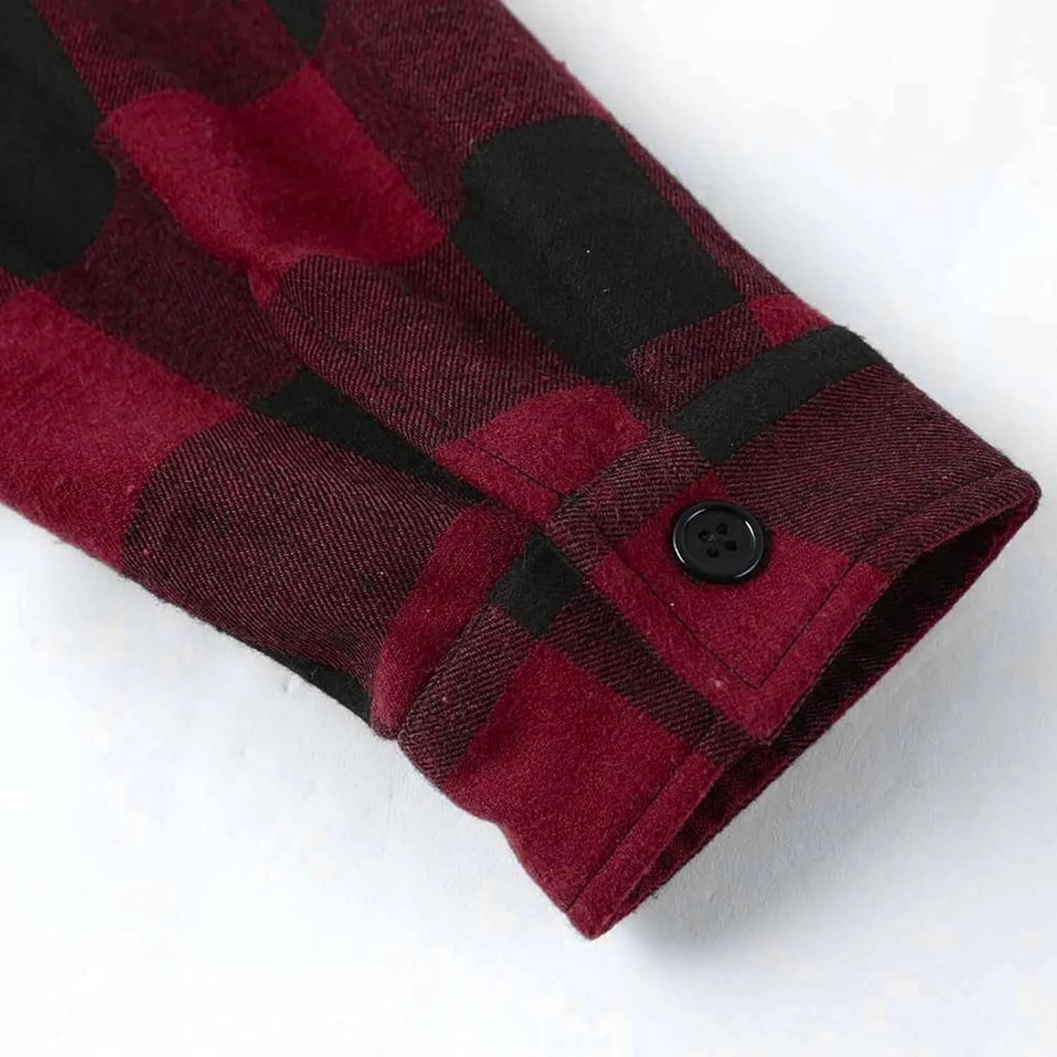 Plaid Hoodies Jackets for Men Relaxed Fit Zip Up Long Sleeve Fleece Lined Casual Plaid Jacket Color Block Patchwork
