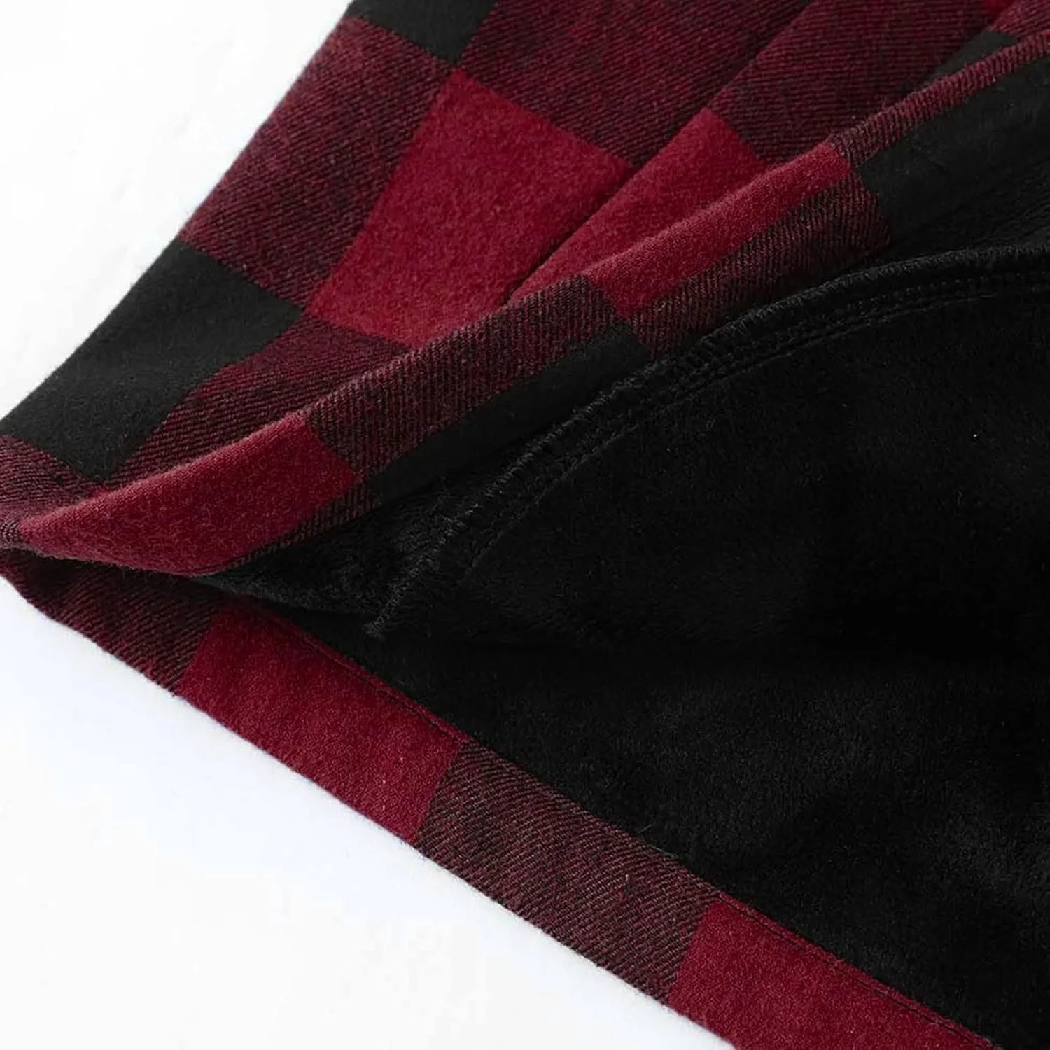 Plaid Hoodies Jackets for Men Relaxed Fit Zip Up Long Sleeve Fleece Lined Casual Plaid Jacket Color Block Patchwork