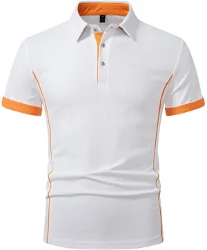 Polo Shirts for Men Moisture Wicking Performance Quick Dry Golf Shirt Business Casual Dress Office Work Pique T-Shirts