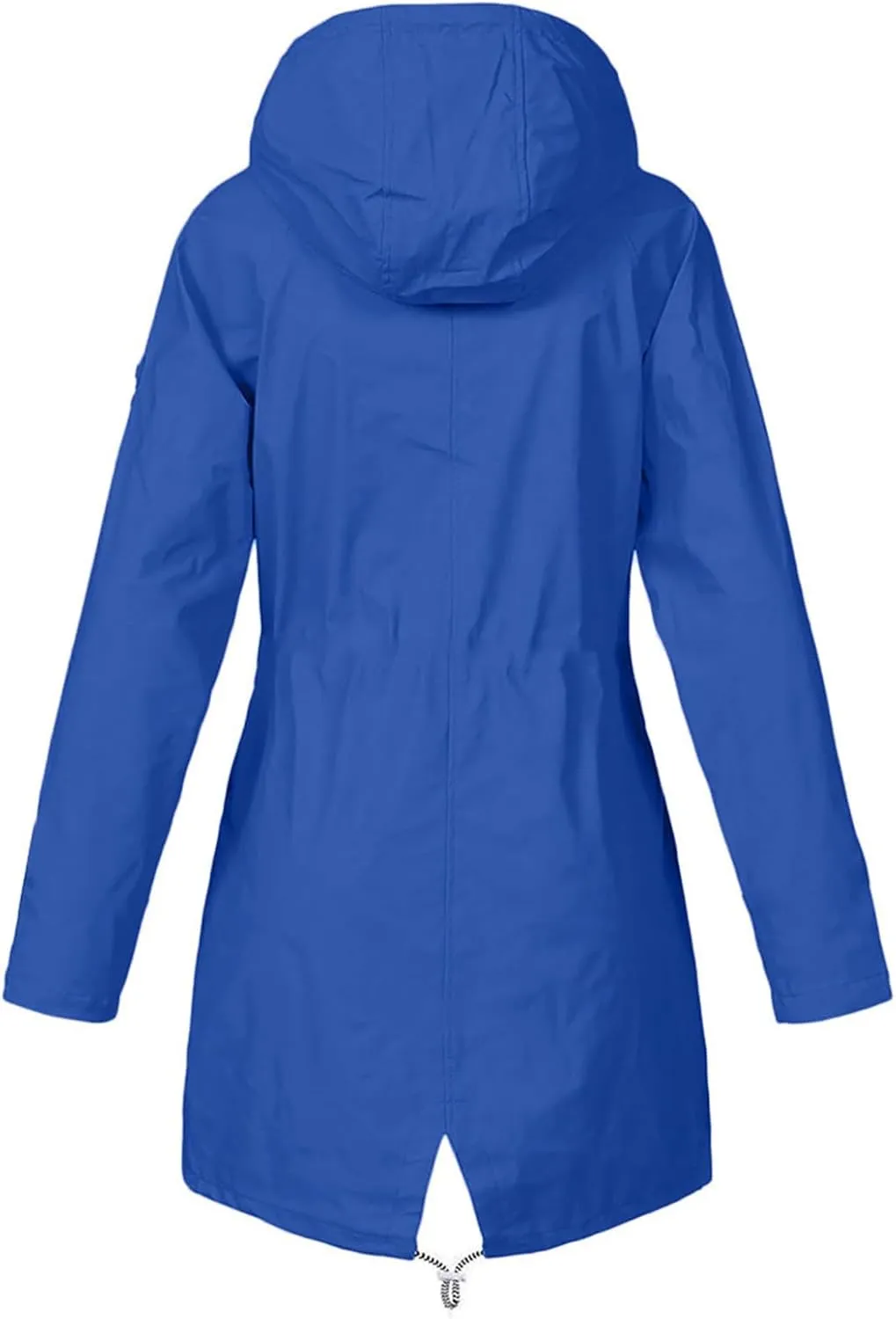 Rain Coats for Women Waterproof with Hood Thickened Fleece Lined Raincoat Casual Solid Lightweight Rain Coats