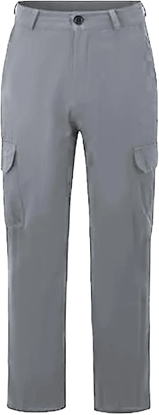 Relaxed Fit Fleece Cargo Sweatpants for Men Oversized Causal Athletic Jogger Pants Outdoor Military Army Cargo Pants