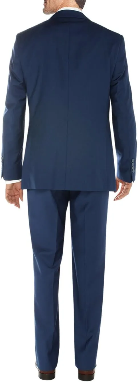 Salvatore Exte Men's Vested Three Piece Suit Blazer Jacket Dress Vest Plus Pant