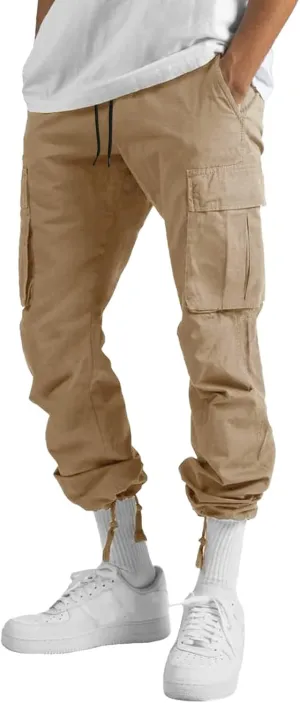 sdbrld Pants For Men Stretch Waist Work Pants For Men Construction Flex Mens Flex Ripstop Tactical Pants Lightweight Hiking Casual Cargo Pants with Multi Pockets Water Resistant