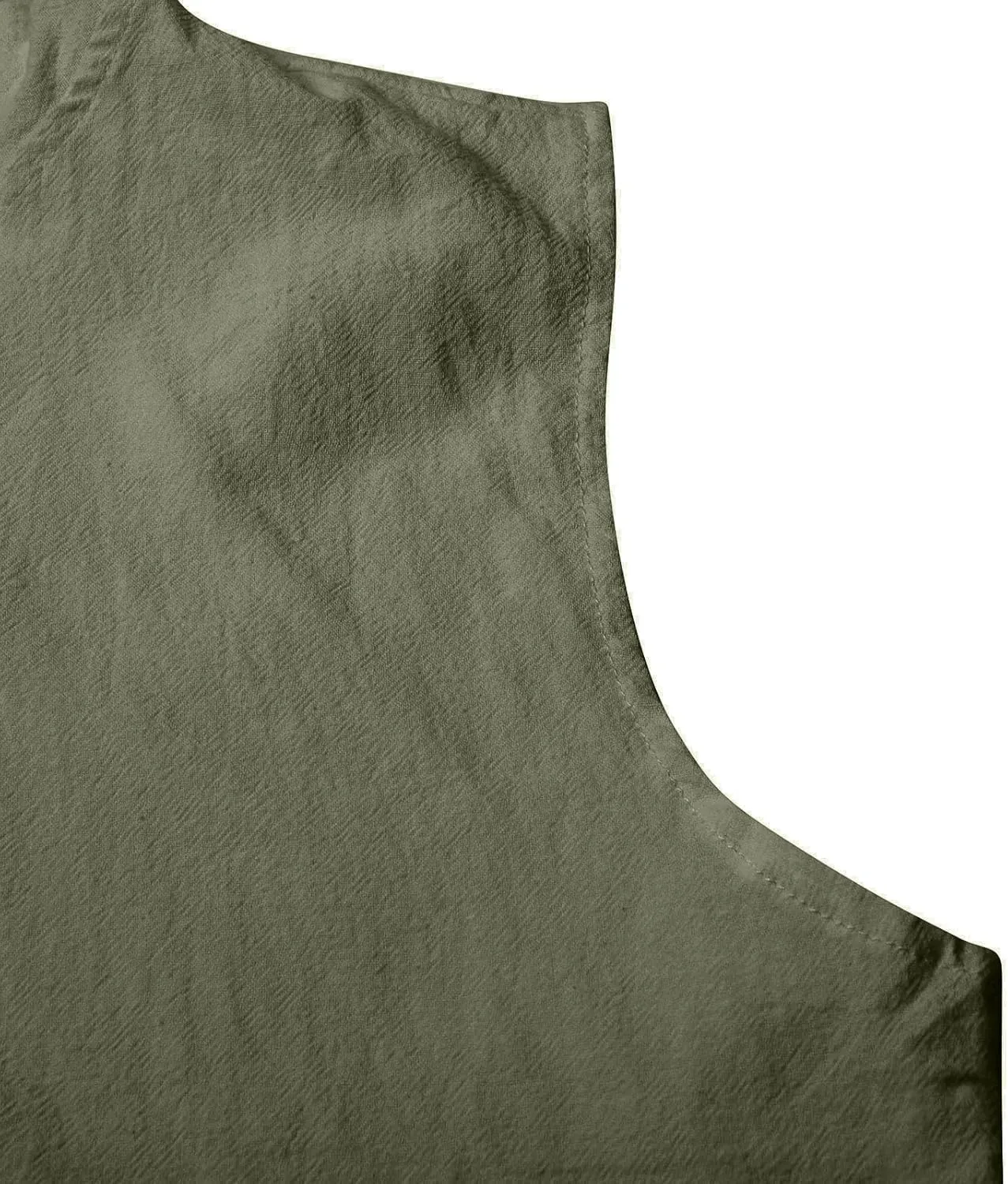 Sleeveless Hoodies for Men Cotton Linen Button Up Hooded Shirts Breathable Drawstring Summer Vacation Beach Tops