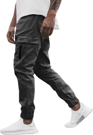 Sweatpants for Men Big and Tall Casual Mens Gifts Cargo Pants Hiking Workout Joggers Pants with Pockets Camping Pants