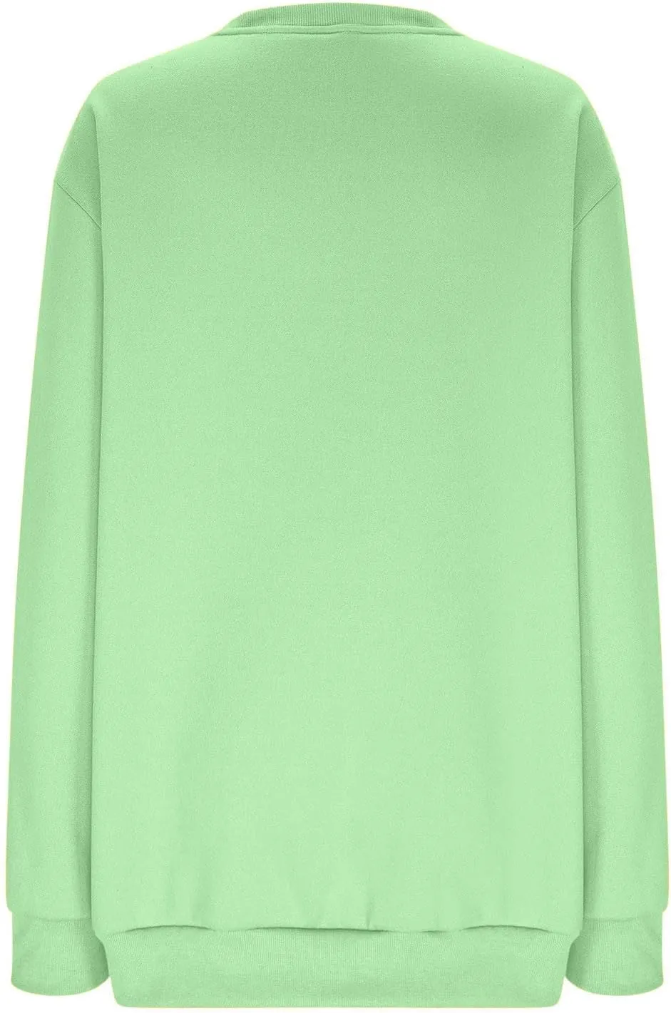 Sweatshirt for Women Long Sleeve Simple Solid Color Hoodies Sweatshirts Casual Loose Trendy Pullover