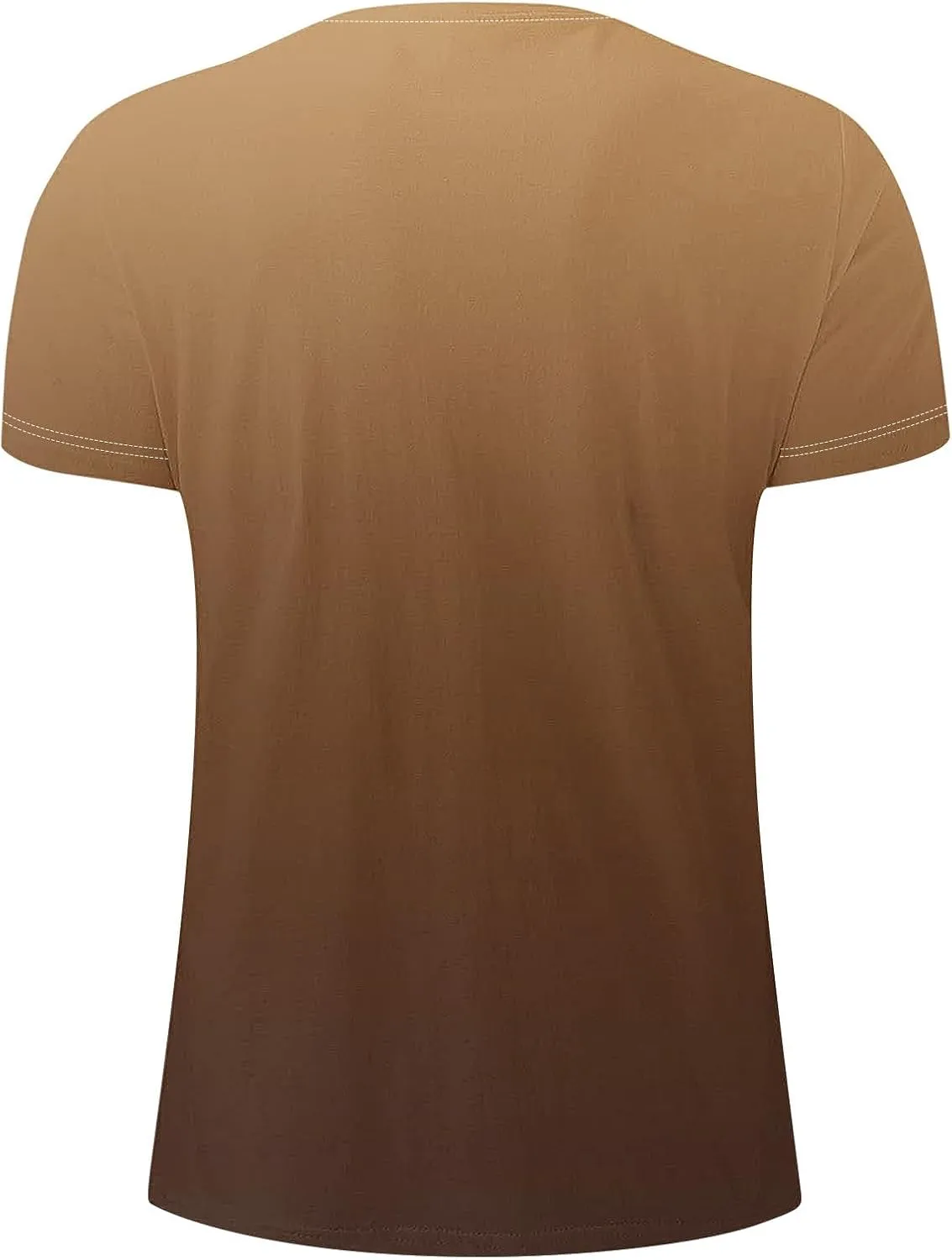 T-Shirt for Men - Men’s Gradient Short Sleeve T Shirts Summer Casual Street Fashion Tees Slim Fit Crewneck Tops