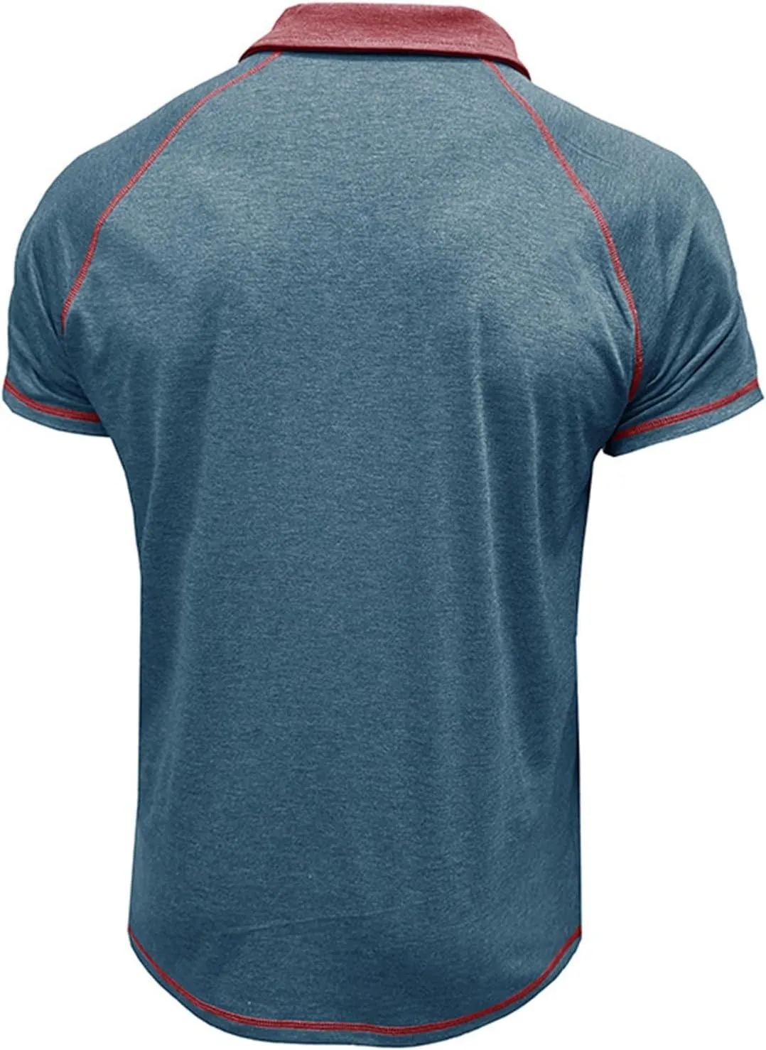 T-Shirts for Man Classic Raglan Short Sleeve Performance Quick Dry Golf Polo Shirts Athletic Casual Tactical Tee Tops