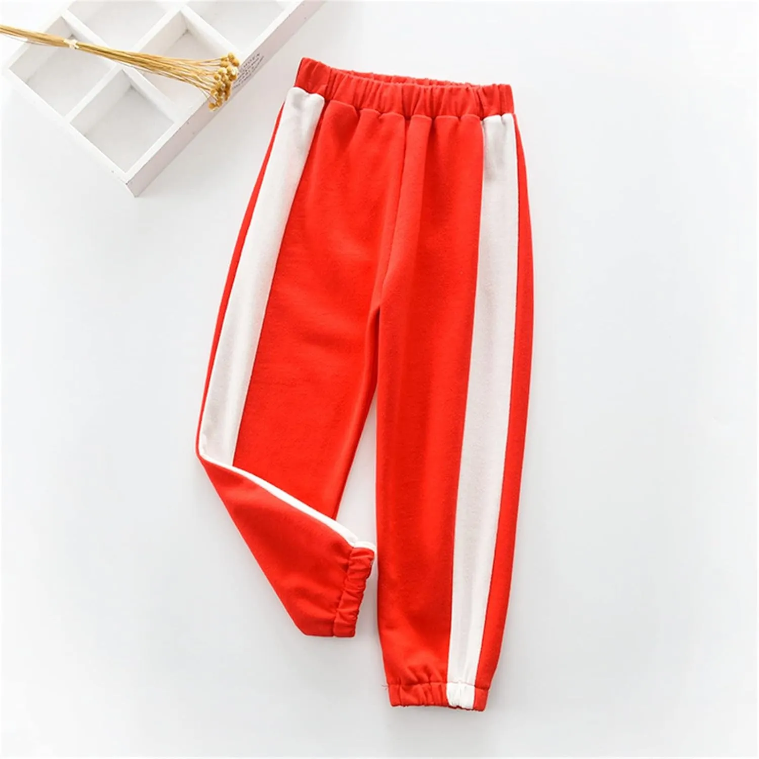 Toddler Boys Girl's Sweatpants Elastic Waist Long Sports Jogger Pants Athletic Pants Kids Street Hip Hop Pants
