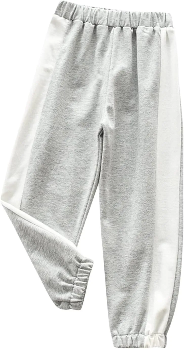 Toddler Boys Girl's Sweatpants Elastic Waist Long Sports Jogger Pants Athletic Pants Kids Street Hip Hop Pants