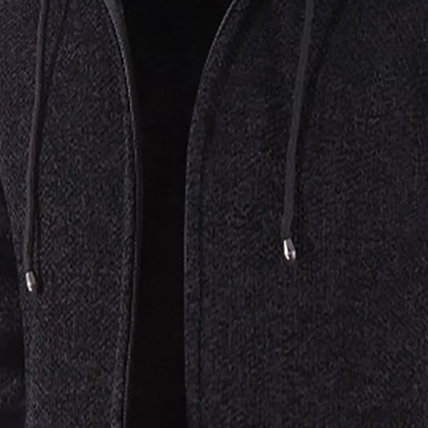 tuduoms Men's Zip Up Hooded Fleece Long Cardigan Sweater Winter Fashion Warm Sherpa Lined Jacket Coat Hoodies with Pockets