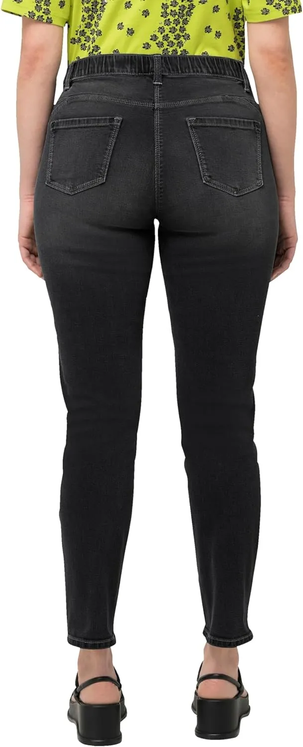 Ulla Popken Womenswear Plus Size Curvy Push-Up Stretch Fit Jeans 830531