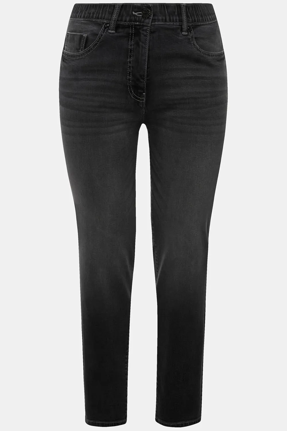 Ulla Popken Womenswear Plus Size Curvy Push-Up Stretch Fit Jeans 830531