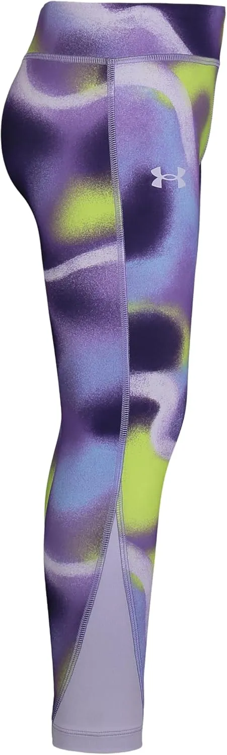 Under Armour Girls' Leggings, Wordmark & Printed Designs, Lightweight, Stretch Fit and Durable