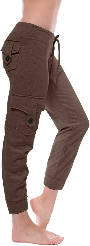 Women Jogger Pants Drawstring Relaxed-Fit Track Cuff Sweatpants Running Yoga Workout Jogger Trousers Pants with Pockets
