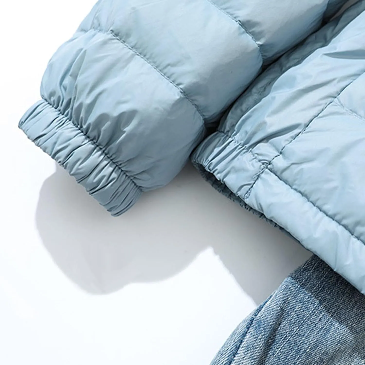 Women Puffer Jacket Hooded Warm Lightweight Packable Quilted Puffer Coat Outwear
