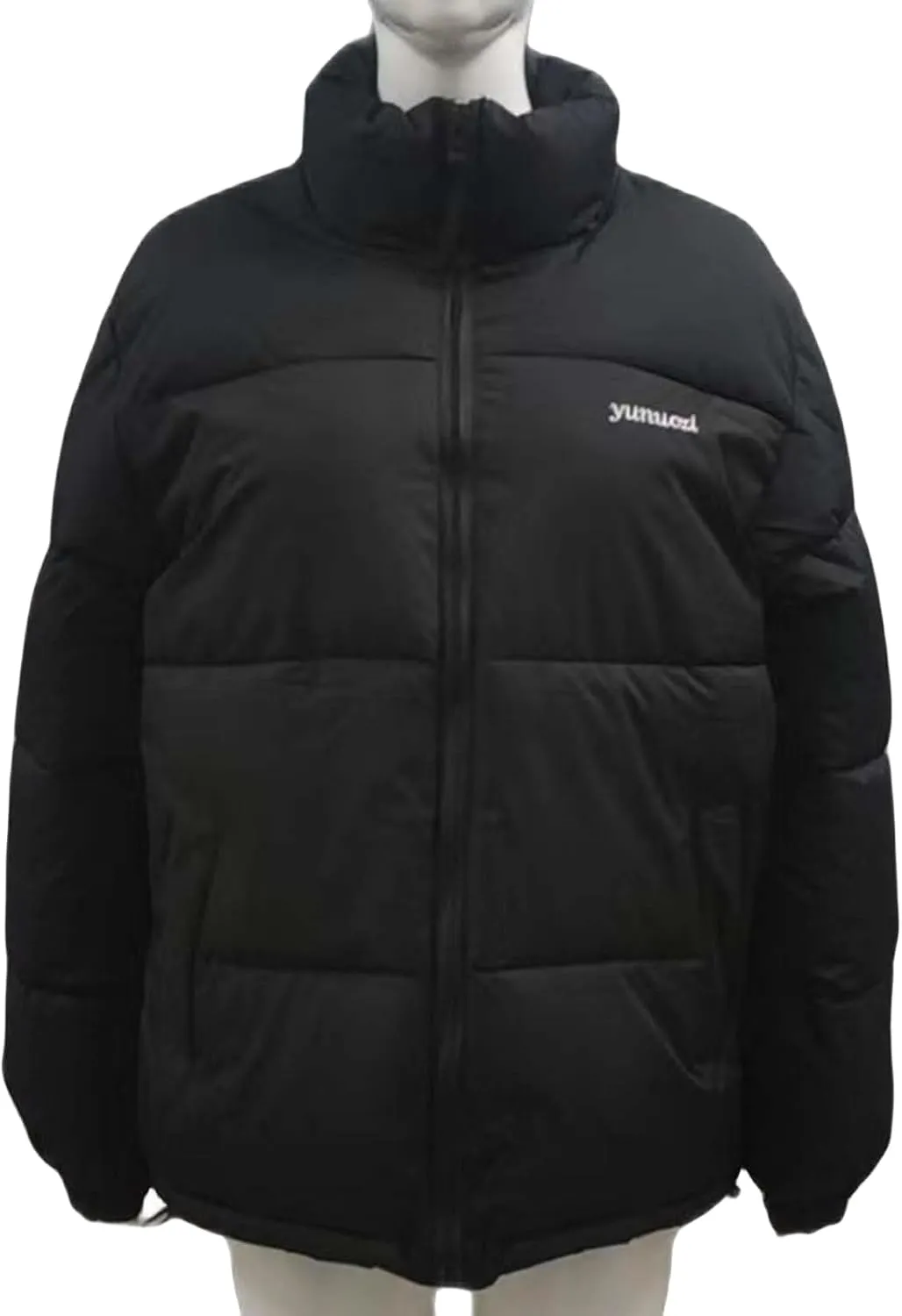 Women's Baggy Lightweight Zip Puffer Jackets Warm Winter Down Coats with Pockets