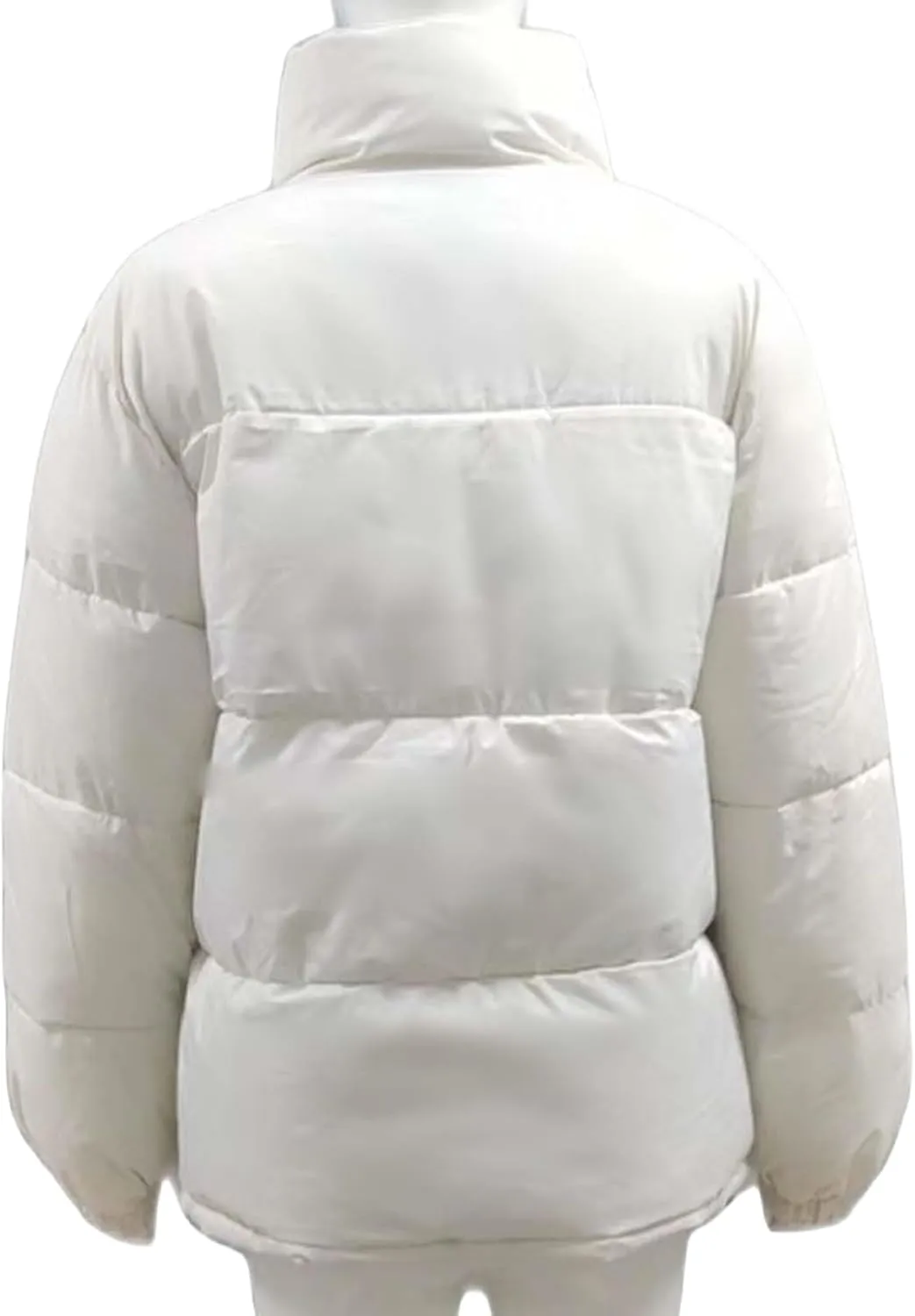 Women's Baggy Lightweight Zip Puffer Jackets Warm Winter Down Coats with Pockets