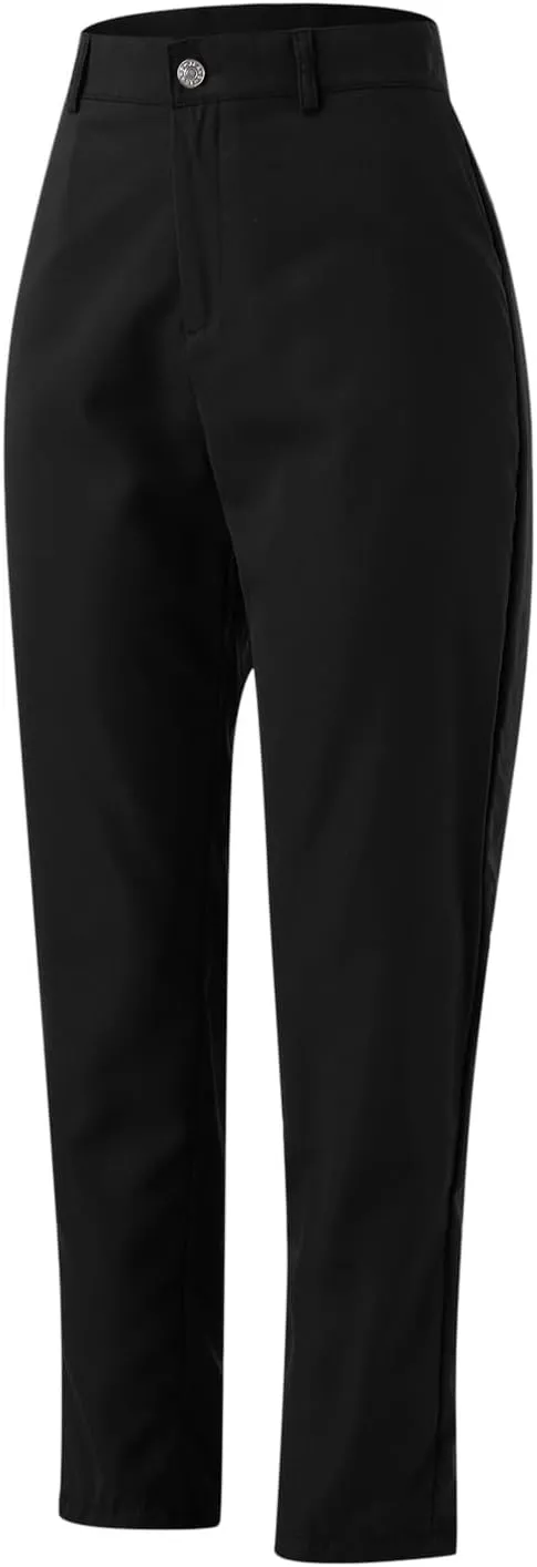 Women's Casual Pants Elegant Casual Daily Straight Leg Casual Pants Suit Pants Solid Color Zipper Button Trousers
