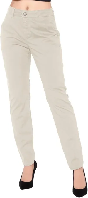 Women's Casual Pants Elegant Casual Daily Straight Leg Casual Pants Suit Pants Solid Color Zipper Button Trousers