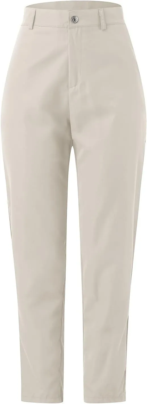 Women's Casual Pants Elegant Casual Daily Straight Leg Casual Pants Suit Pants Solid Color Zipper Button Trousers