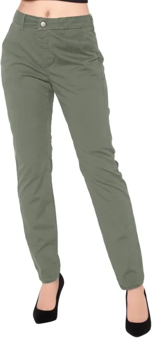 Women's Casual Pants Elegant Casual Daily Straight Leg Casual Pants Suit Pants Solid Color Zipper Button Trousers