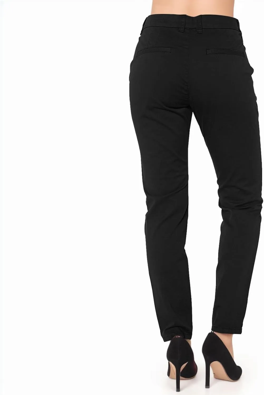 Women's Casual Pants Elegant Casual Daily Straight Leg Casual Pants Suit Pants Solid Color Zipper Button Trousers