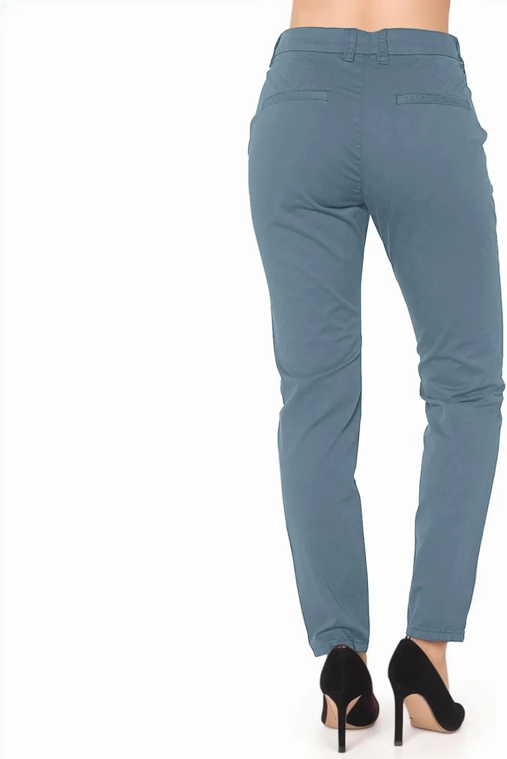 Women's Casual Pants Elegant Casual Daily Straight Leg Casual Pants Suit Pants Solid Color Zipper Button Trousers