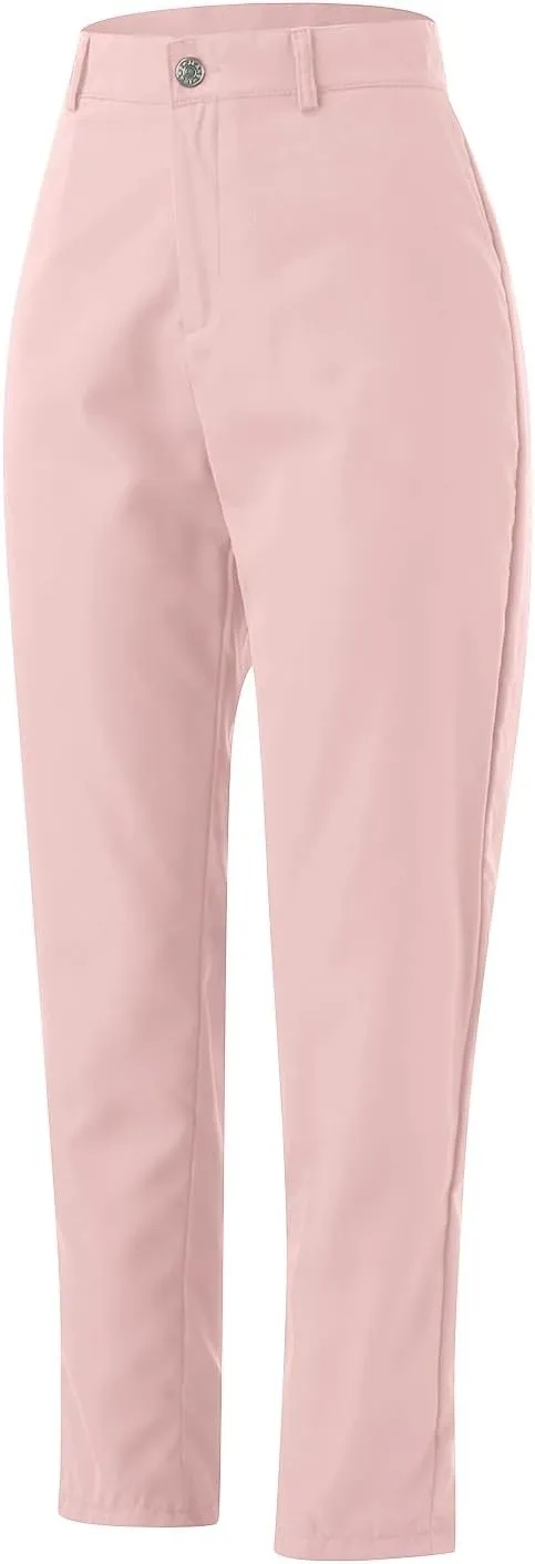 Women's Casual Pants Elegant Casual Daily Straight Leg Casual Pants Suit Pants Solid Color Zipper Button Trousers
