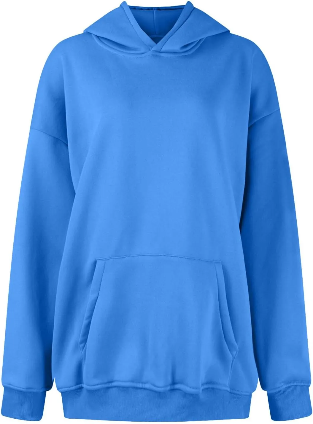 Women's Fleece Hoodies Sweatshirts 2024 Trendy Pocket Baggy Pullover Casual Daily Comfy Warm Outdoor Street Fall Item