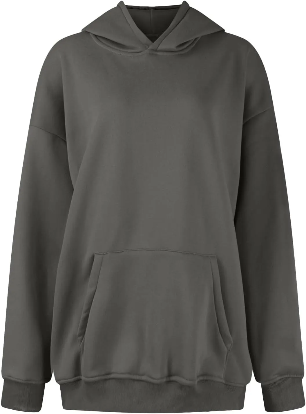 Women's Fleece Hoodies Sweatshirts 2024 Trendy Pocket Baggy Pullover Casual Daily Comfy Warm Outdoor Street Fall Item