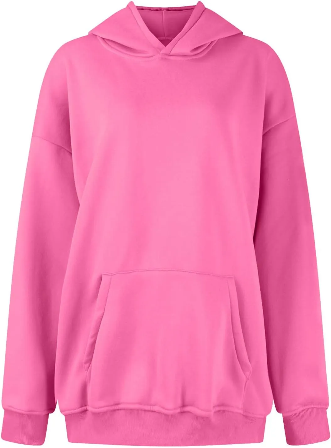 Women's Fleece Hoodies Sweatshirts 2024 Trendy Pocket Baggy Pullover Casual Daily Comfy Warm Outdoor Street Fall Item