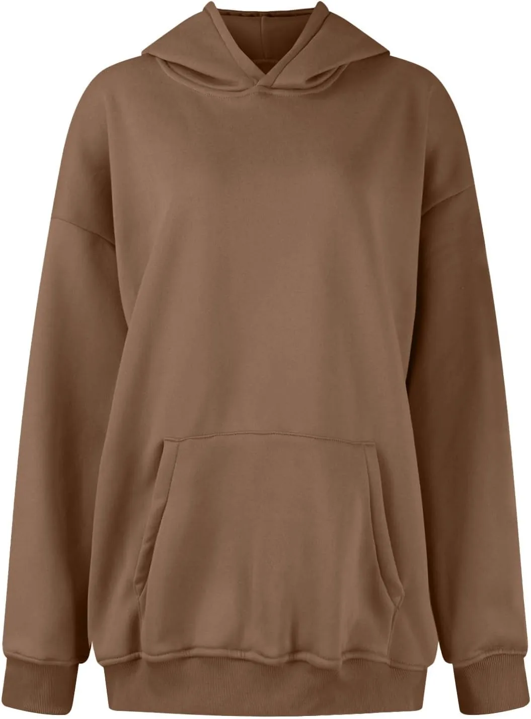 Women's Fleece Hoodies Sweatshirts 2024 Trendy Pocket Baggy Pullover Casual Daily Comfy Warm Outdoor Street Fall Item