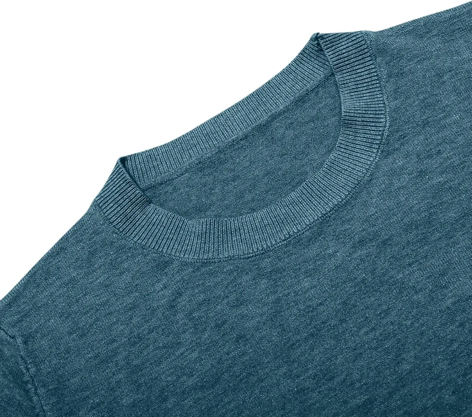 Womens Knitting Cotton Sweaters Casual Solid Warm Sweatshirts Loose Lightweight Long Sleeve Crew Neck Pullover Tops