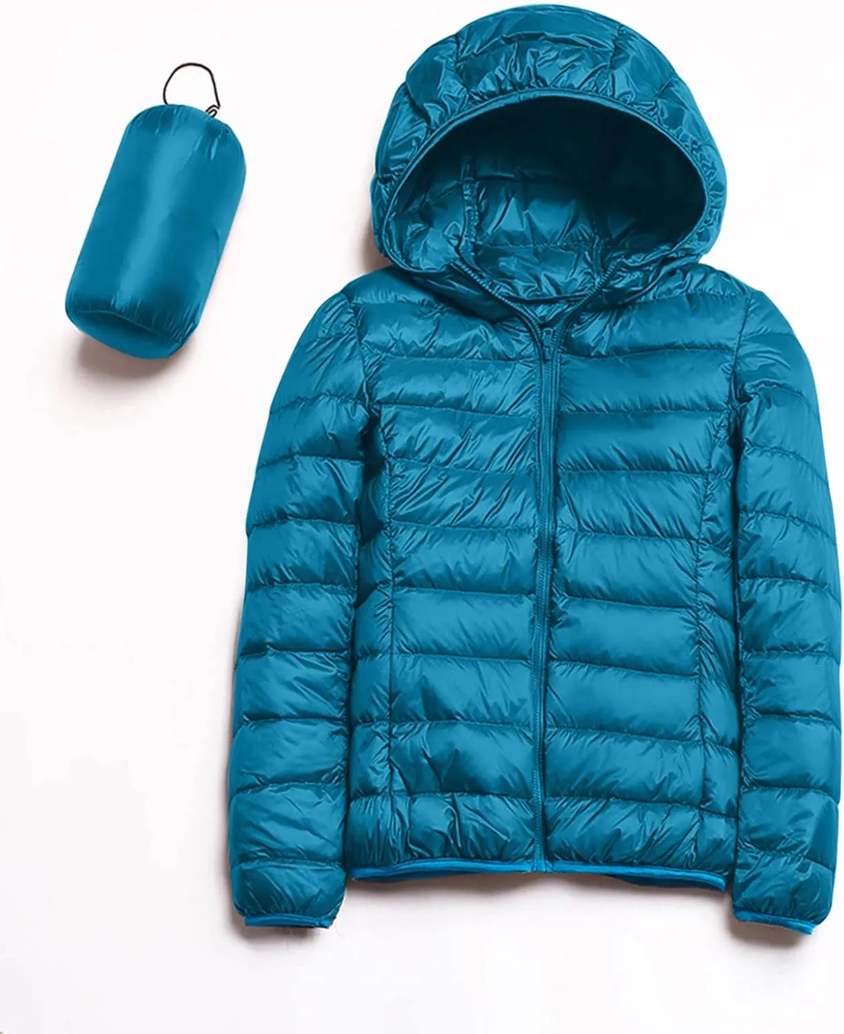 Womens Lightweight Packable Down Jackets Lightweight Puffer Coat with Hood Winter Thermal Puffer Jacket for Women