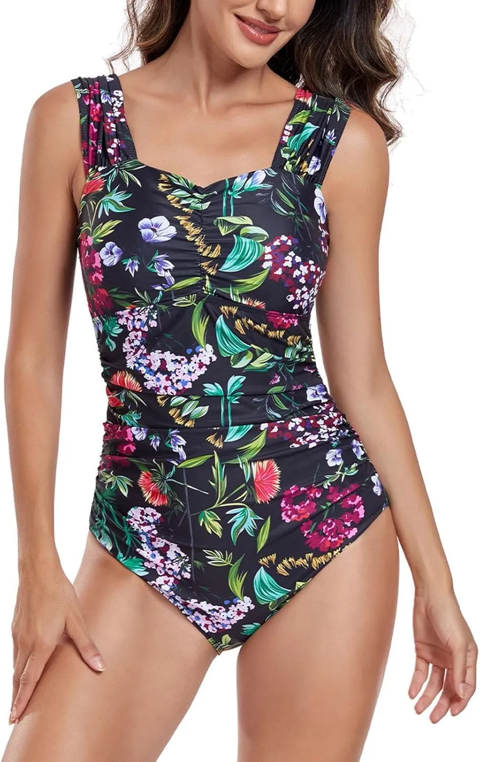 Womens Sexy Tassel Bra Sling Mesh Three Piece Swimsuit Bikini Suit Cotton Shorts