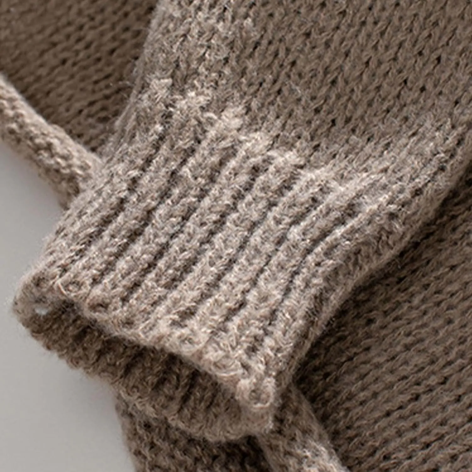 Women's Sweaters Dressy Casual Solid Color Rolled Sleeve Pullover Sweater Autumn Winter Loose Fit Casual