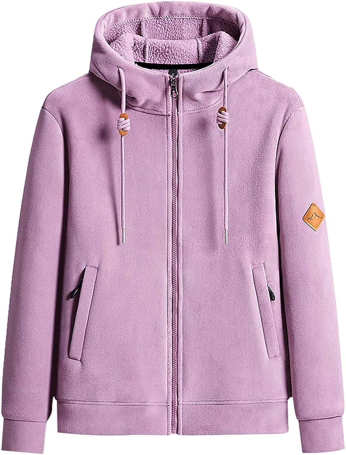 Womens Zip Up Hoodies Fleece Jackets Oversized Sweatshirts Fall Fashion Outfits Sweaters Casual Winter Warm Clothes