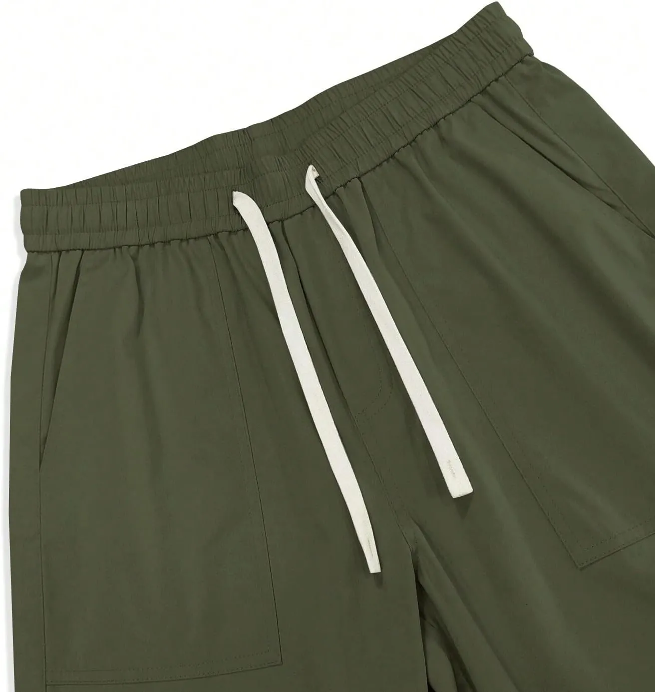 ZAFUL Flat Pocket Parachute Pants for Men Casual Baggy Cargo Pants Unisex Street Y2K Pants Drawstring Trouser
